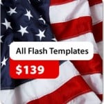 Happy Fourth! All Flash Templates $139