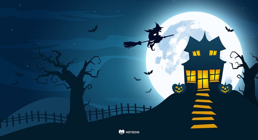 Free Halloween Desktop Wallpaper - Grab a Festive Gift from MotoCMS