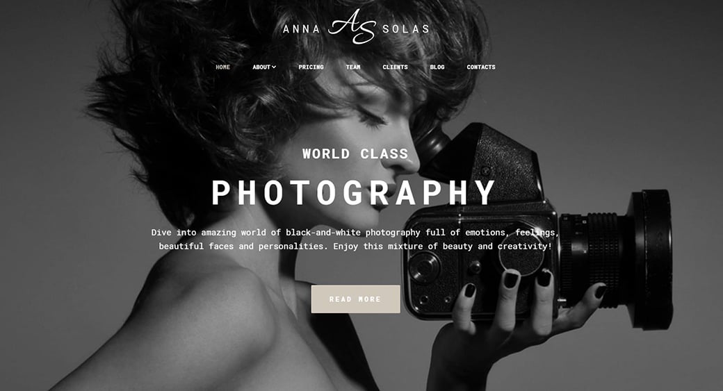 beautiful women blog for photographer or videographer