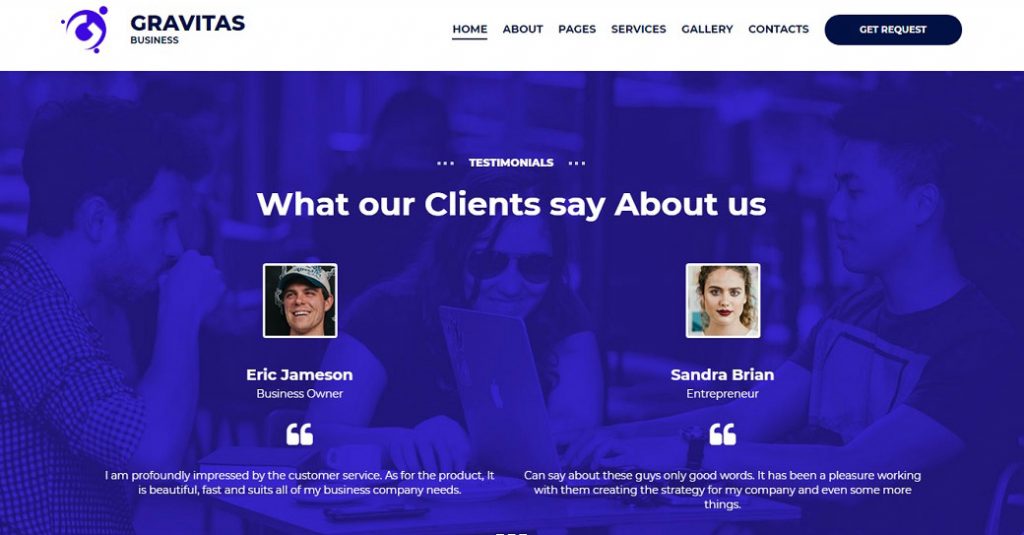 Gravitas Best Corporate Website Design for Business - MotoCMS Blog