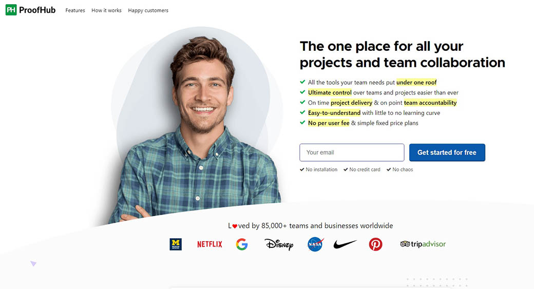 ProofHub as project management software for designers