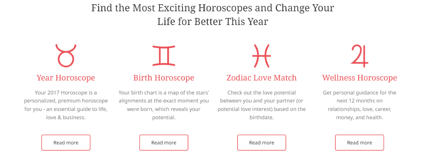 Astrology Website Template