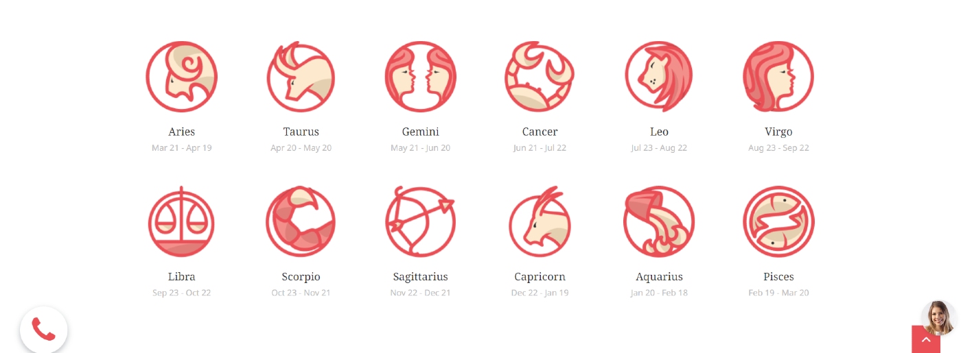 Top Astrology Website Template